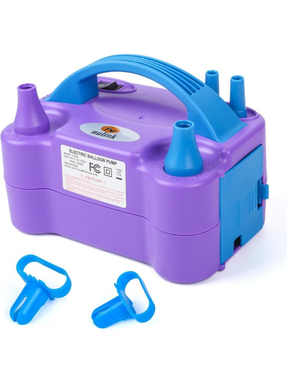 Electric Balloon Pump - Portable Dual Nozzle Inflator for Party Decorations